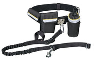 Trixie Heupriem Met Jogginglijn Zwart Riem 60-120 Cm Lijn 100-135 Cm