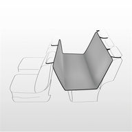 Trixie Auto-Hondendeken 4-Seasons Zwart / Grijs 160X145 Cm
