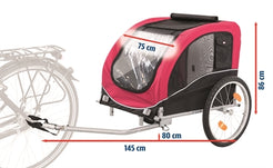 Trixie Hondenfietskar Zwart / Rood 80X75X86 Cm