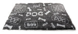 Martin Vetbed Dog Print Grijs / Wit Gerecycled 75X50 Cm