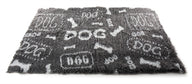 Martin Vetbed Dog Print Grijs / Wit Gerecycled 75X50 Cm