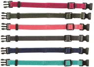 Trixie Puppy Halsband Set Fuchsia/Grafiet/Indigo/Bosgroen/Koraal 17-25 Cm 6 St