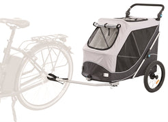Trixie Hondenfietskar Opvouwbaar Grijs 103X74X95 Cm
