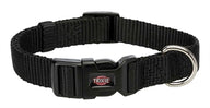 Trixie Halsband Hond Premium Zwart 25-40X1,5 Cm