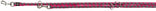 Trixie Hondenriem Cavo Verstelbaar Fuchsia / Grijs 200X1,8 Cm