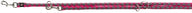Trixie Hondenriem Cavo Verstelbaar Fuchsia / Grijs 200X1,8 Cm