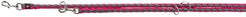 Trixie Hondenriem Cavo Verstelbaar Fuchsia / Grijs 200X1,8 Cm