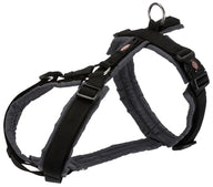 Trixie Hondentuig Premium Trekking Zwart / Grijs 70-85X2,5 Cm