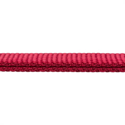 Trixie Hondenriem Premium Dubbelgestikt Verstelbaar Rood 200X1 Cm