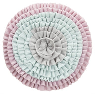 Trixie Junior Snuffelmat Zacht Roze / Mintgroen / Grijs 38X38 Cm