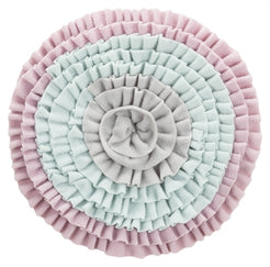 Trixie Junior Snuffelmat Zacht Roze / Mintgroen / Grijs 38X38 Cm