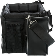 Trixie Fietsmand Voor Aan Stuur Nylon Zwart / Grijs 41X26X26 Cm