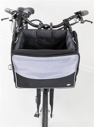 Trixie Fietsmand Voor Aan Stuur Nylon Zwart / Grijs 41X26X26 Cm