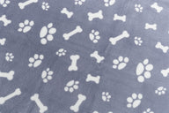 Trixie Hondendeken Kenny Fleece Bot / Pootjes Blauw 75X50 Cm