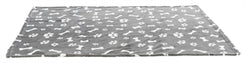 Trixie Hondendeken Kenny Fleece Bot / Pootjes Grijs 100X75 Cm