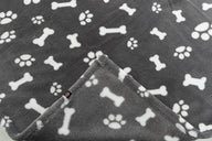 Trixie Hondendeken Kenny Fleece Bot / Pootjes Grijs 100X75 Cm