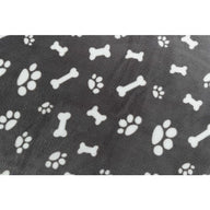 Trixie Hondendeken Kenny Fleece Bot / Pootjes Grijs 100X75 Cm