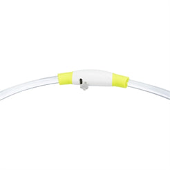 Trixie Lichtgevende Halsband Usb Flash Light Oplaadbaar Tpu Groen 40X0,8 Cm