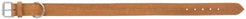 Trixie Halsband Hond Rustic Vetleer Heartbeat Bruin 38-47X4 Cm