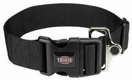 Trixie Halsband Hond Premium Zwart 25-40X1,5 Cm
