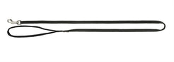 Trixie Hondenriem Premium Zwart 180X1 Cm