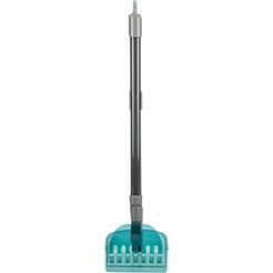 Trixie Vuilblik Met Hark Grijs / Blauw 57-102 Cm