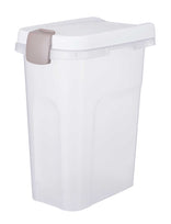 Trixie Voerton Luchtdicht Afsluitbaar Kunststof Transparant Wit / Wit 15 Ltr 22X34X41,5 Cm