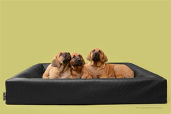 Bia Bed Hondenmand Original Square Zwart Bia-3 70X60X15 Cm