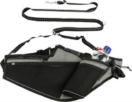 Trixie Joggingriem Met Lijn Grijs / Zwart 115-150X2 Cm / 70-130X23 Cm