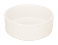 Trixie Voerbak / Drinkbak Wave Keramiek Wit 16 Cm 900 Ml