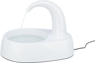 Trixie Drinkfontein Curved Stream Kunststof Wit 25X35X24,5 Cm 2,6 Ltr