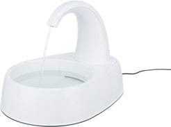 Trixie Drinkfontein Curved Stream Kunststof Wit 25X35X24,5 Cm 2,6 Ltr