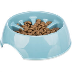 Trixie Voerbak Slowfeeding Kunststof / Tpr Assorti 16 Cm 300 Ml