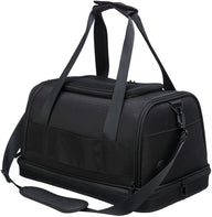 Trixie Vliegtuigtas Plane Zwart 44X28X25 Cm
