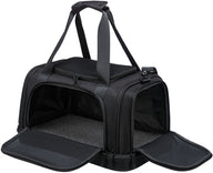 Trixie Vliegtuigtas Plane Zwart 44X28X25 Cm