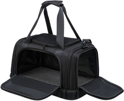 Trixie Vliegtuigtas Plane Zwart 44X28X25 Cm