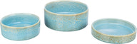 Trixie Voerbak / Drinkbak Keramiek Blauw 13X13 Cm 400 Ml