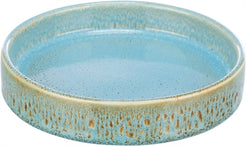 Trixie Voerbak / Drinkbak Keramiek Blauw 13X13 Cm 400 Ml