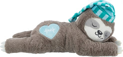 Trixie Pluche Luiaard Grijs Met Heartbeat Voor Puppy 34 Cm