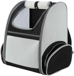 Trixie Hondentas Rugtas Chloe Lichtgrijs / Zwart 39X27X43 Cm