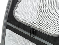 Trixie Hondentas Rugtas Chloe Lichtgrijs / Zwart 39X27X43 Cm
