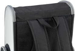 Trixie Hondentas Rugtas Chloe Lichtgrijs / Zwart 39X27X43 Cm