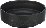 Trixie Be Nordic Voerbak Hond Keramiek / Rubber Zwart 16 Cm