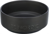 Trixie Be Nordic Voerbak Hond Keramiek / Rubber Zwart 16 Cm