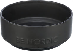 Trixie Be Nordic Voerbak Hond Keramiek / Rubber Zwart 16 Cm