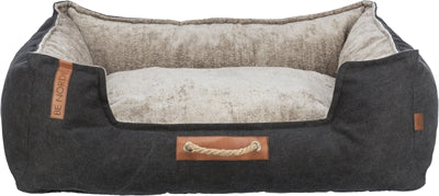 Trixie Be Nordic Hondenmand Fohr Zwart / Zand 100X80X30 Cm