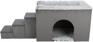 Trixie Hondenmand Huis Harvey Met Trap Grijs / Wit 154X60X60 Cm