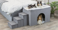 Trixie Hondenmand Huis Harvey Met Trap Grijs / Wit 154X60X60 Cm