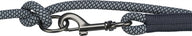 Trixie Soft Rope Hondenriem Verstelbaar Zwart / Grijs 200X1 Cm