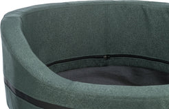 Trixie Hondenmand Citystyle Ovaal Donkergroen 65X55X24 Cm